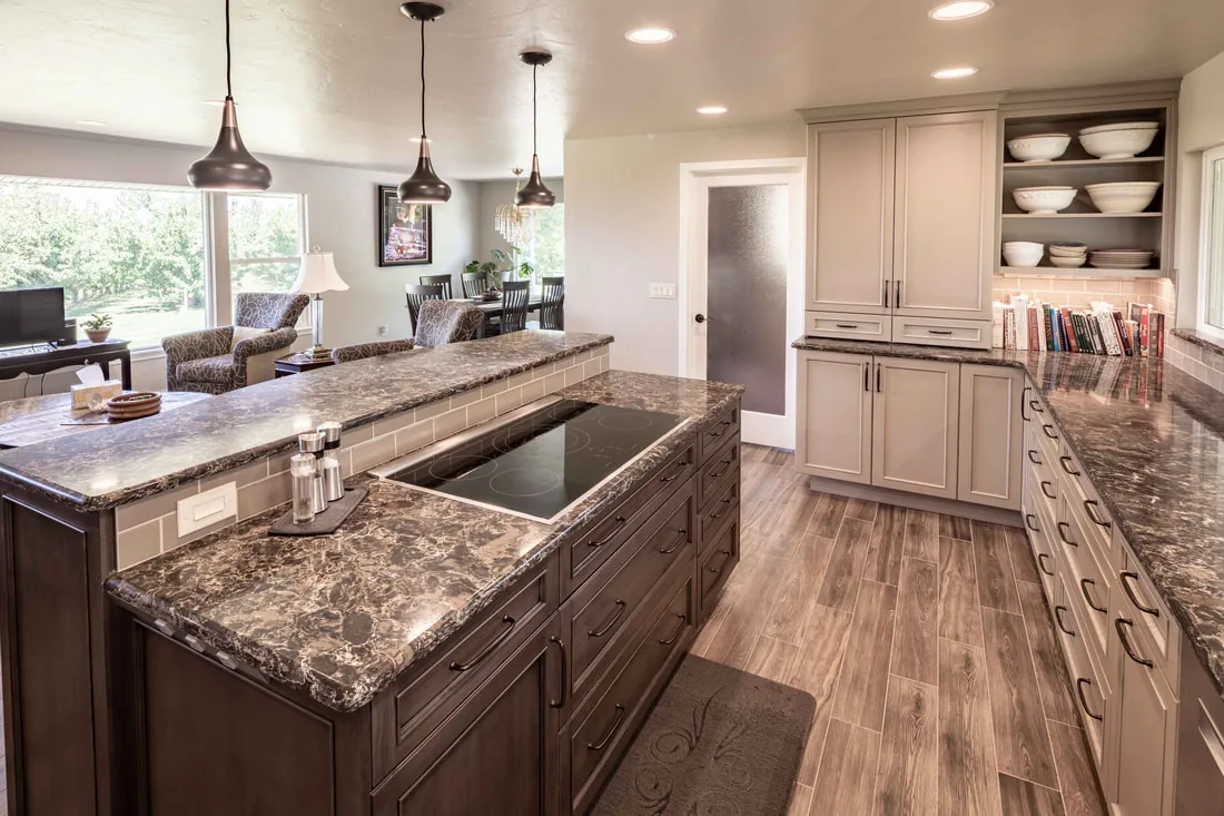 Closed Kitchen Gets an Open Concept kitchen detail photo 1