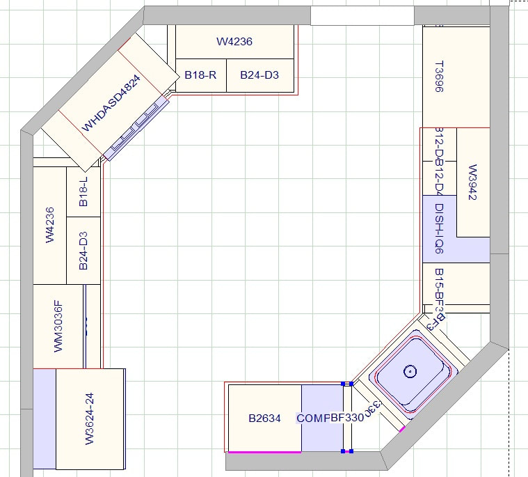 The Entertainer Kitchen plan 1