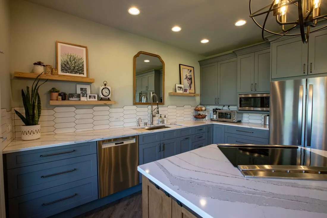 Goodbye, Honey Oak kitchen detail photo 1