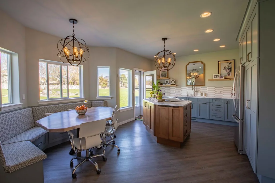 Goodbye, Honey Oak kitchen detail photo 2