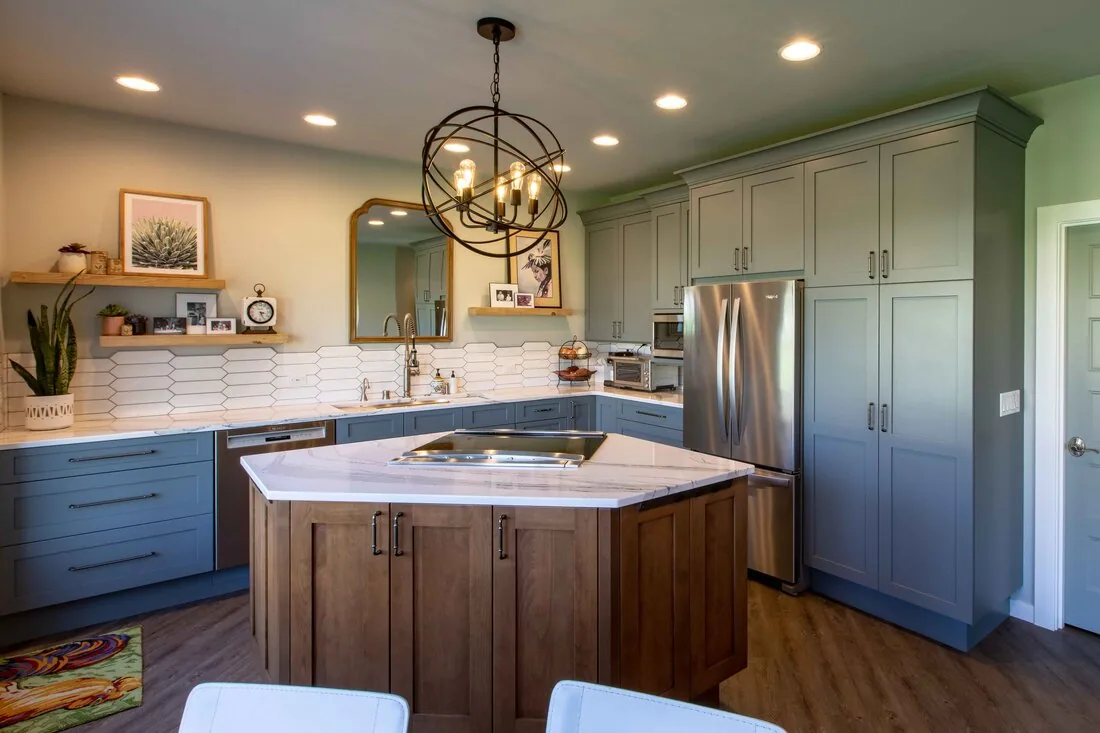 Goodbye, Honey Oak kitchen detail photo 3