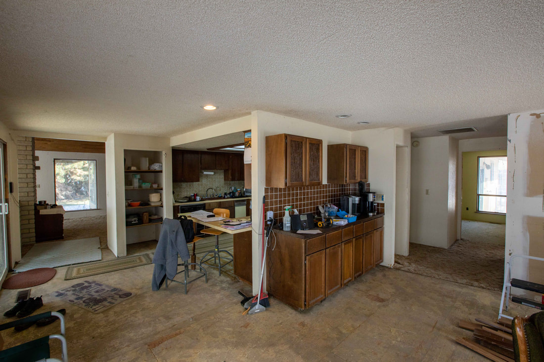 Goodbye, Kitchen Carpet before photo 4