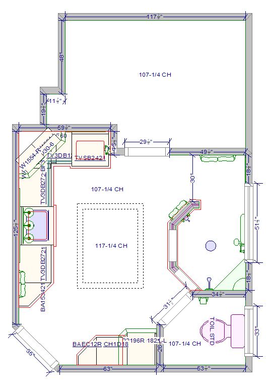 Master Bath Upgrade plan 2