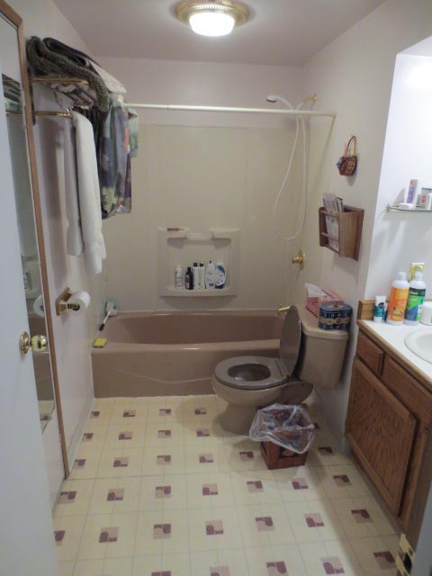 Richland Ranch House Bath before photo 1