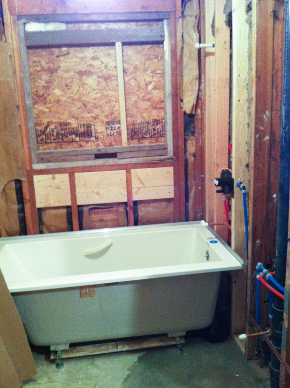 Richland Ranch House Bath in-progress photo 6